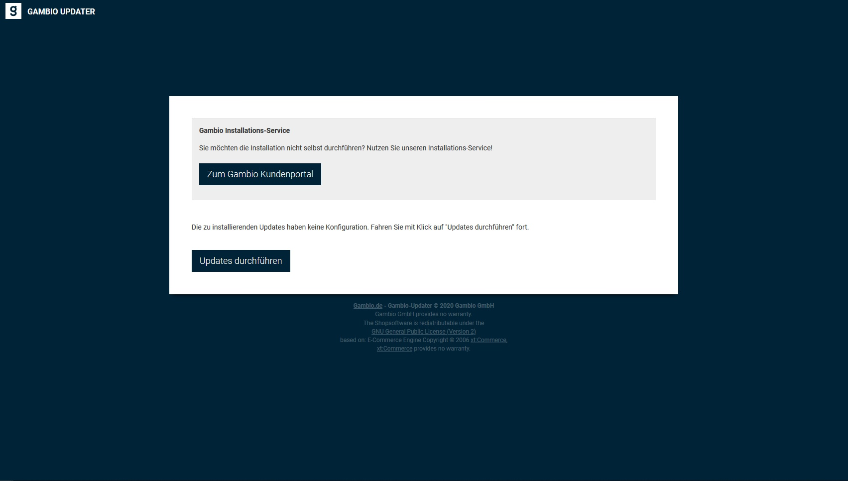 Run updates