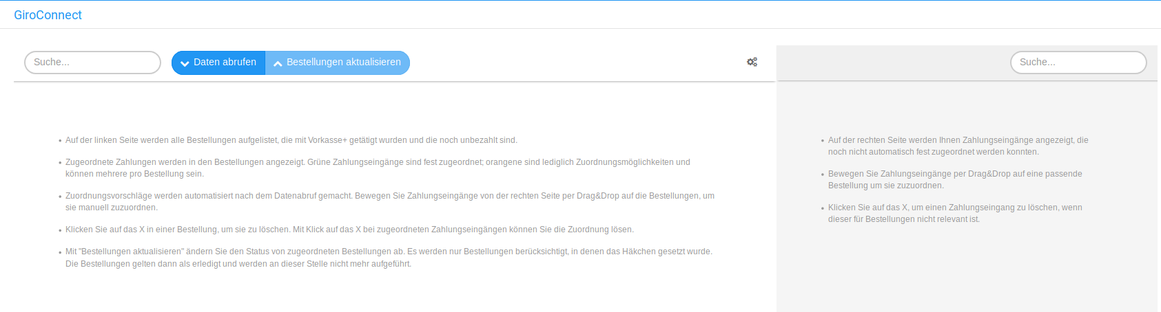 Zahlungsabgleich