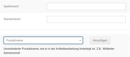 Variable ausgewählt
