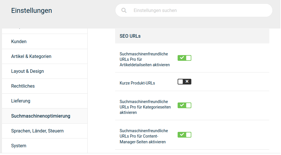 SEO Boost aktivieren