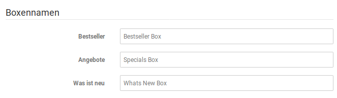 Boxennamen