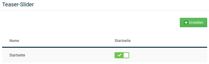 Teaser-Slider im Gambio Admin