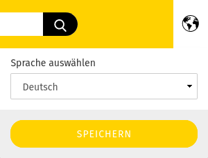 Lokalisierung mit abgeschalteter Währungsauswahl