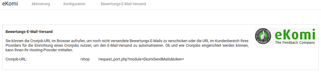 Bewertungs-E-Mail-Versand