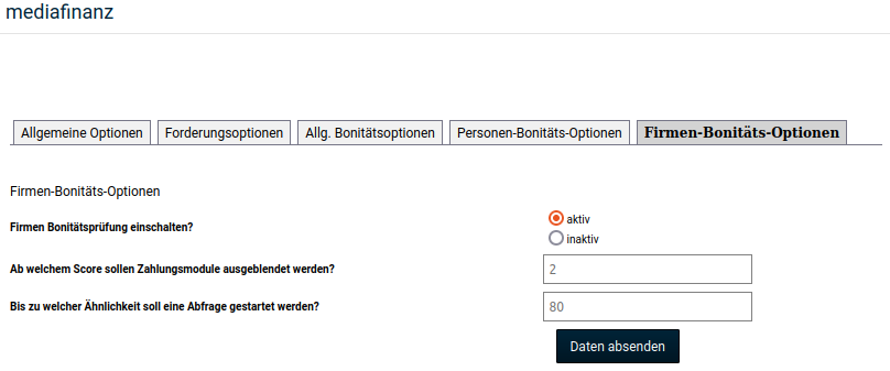 Reiter _**Firmen-Bonitäts-Optionen**_