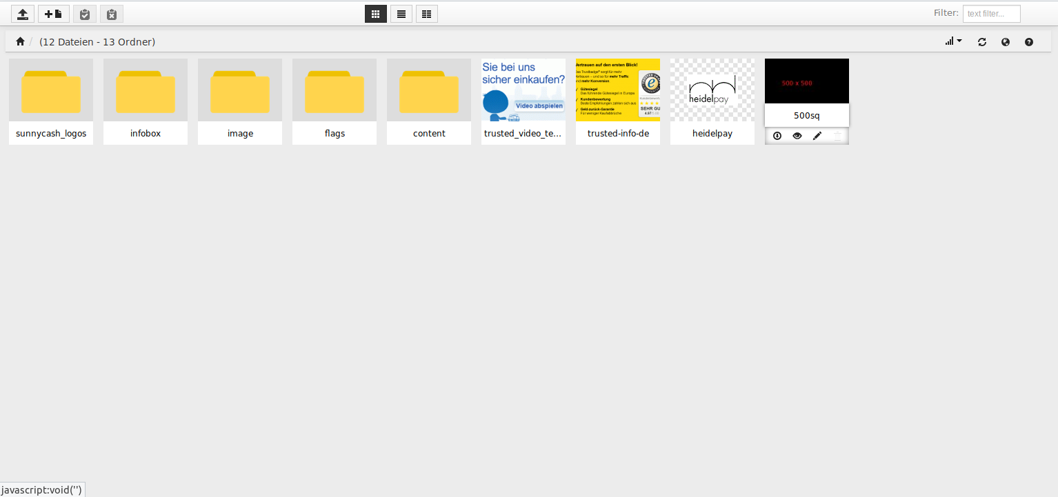 Responsive FileManager