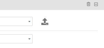 Upload-Symbol für das Hochladen eines Bildes im Slide