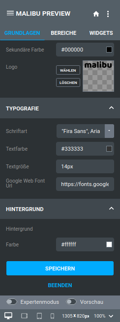 StyleEdit für Honeygrid und Malibu Themes