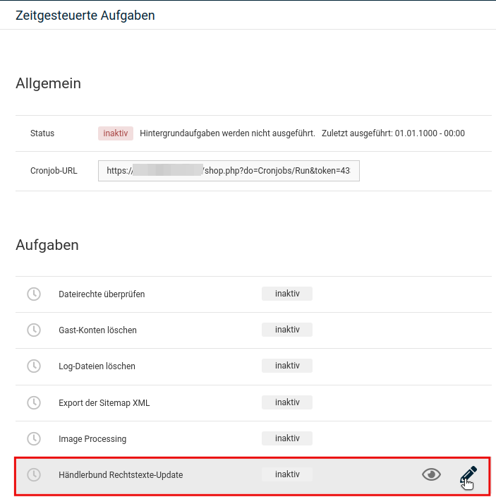 Eintrag unter _**Zeitgesteuerte Aufgaben**_