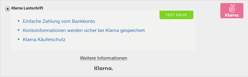 Klarna Lastschrift