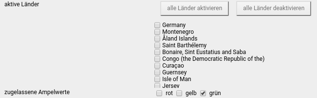 Einstellungen für Online-Überweisungen