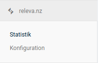 Einträge für _**releva.nz**_ im Gambio Admin