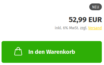 Neuer Steuersatz für einen Artikel mit der Steuerklasse _**Bücher**_