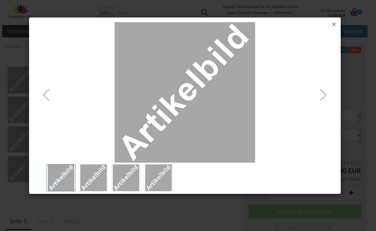Artikelbild in der Lightbox